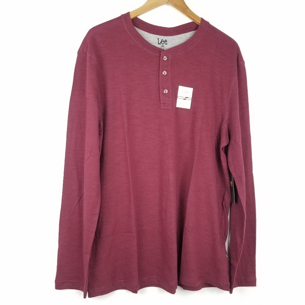 Lee | Thin Long Sleeve Shirt Weekender Maroon New!